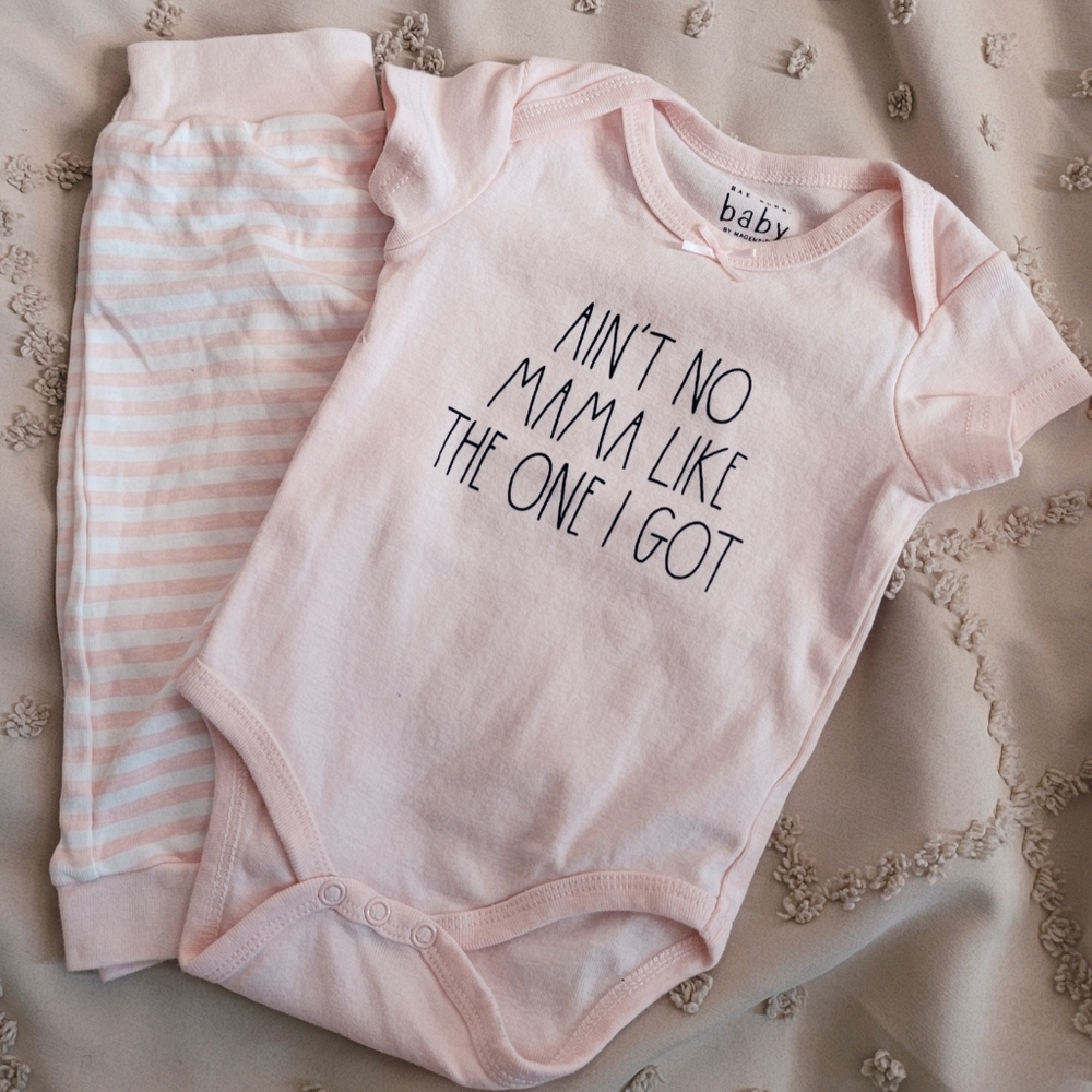 RAE DUNN Baby girl Outfit